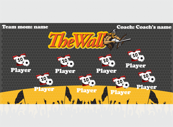 THE Wall - Soccer - Pole Pocket Banner