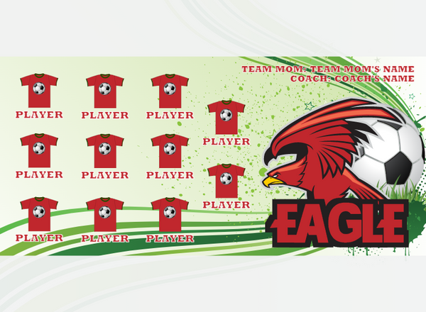 Eagle 01 - Soccer - Pole Pocket Banner