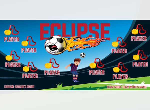 Eclipse - Soccer - Pole Pocket Banner