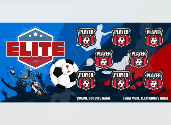 Elite - Soccer - Pole Pocket Banner