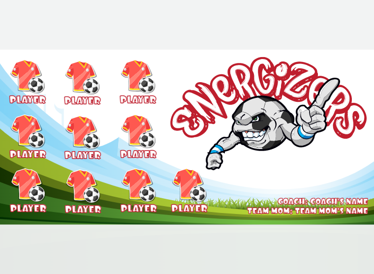 Energigers - Soccer - Pole Pocket Banner