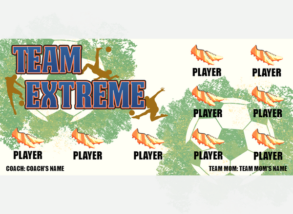 Extreme Team - Soccer - Pole Pocket Banner
