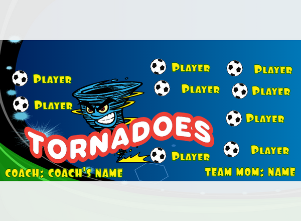 Tonardoes - Soccer - Pole Pocket Banner