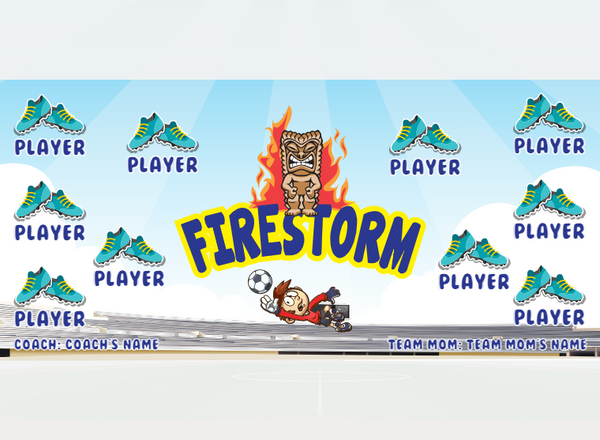 Firestorm - Soccer - Pole Pocket Banner