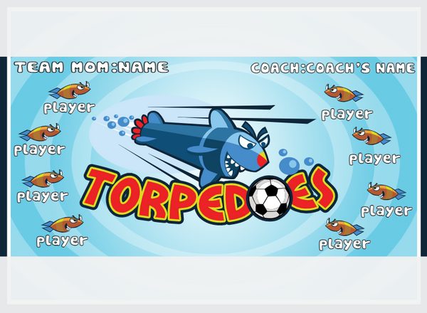 Torpedoes 3 - Soccer - Pole Pocket Banner