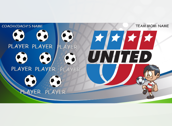 Traiblazers - Soccer - Pole Pocket Banner
