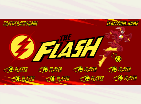 THE Flash - Soccer - Pole Pocket Banner