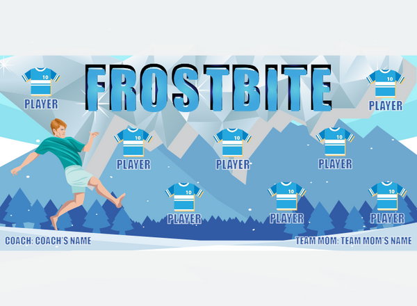 Frostbite - Soccer - Pole Pocket Banner