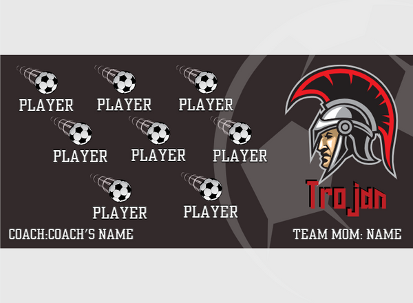 Trojan - Soccer - Pole Pocket Banner