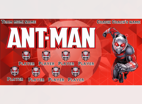 ANT MAN - Soccer - Pole Pocket Banner