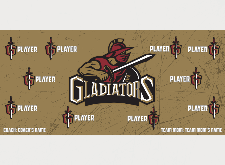Gladiator - Soccer - Pole Pocket Banner