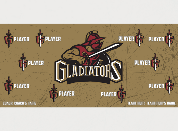 Gladiator - Soccer - Pole Pocket Banner