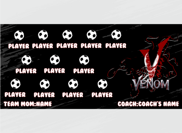 Venom - Soccer - Pole Pocket Banner