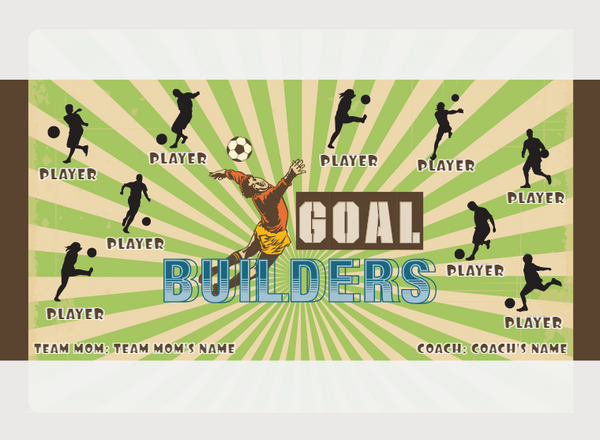 Goal Builders - Soccer - Pole Pocket Banner