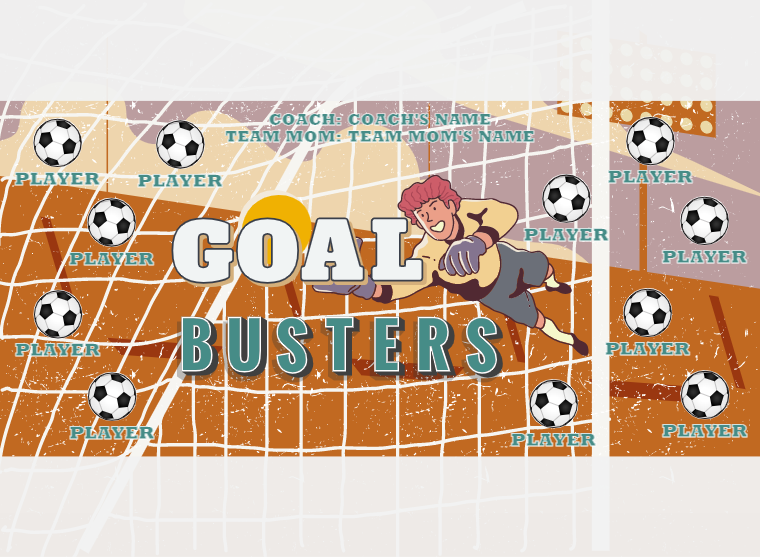 Goal Busters - Soccer - Pole Pocket Banner