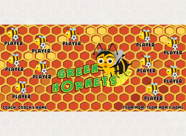 Green Hornet - Soccer - Pole Pocket Banner