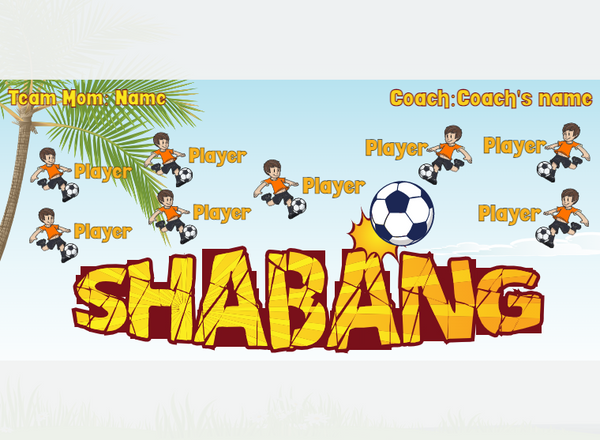Shabang - Soccer - Pole Pocket Banner