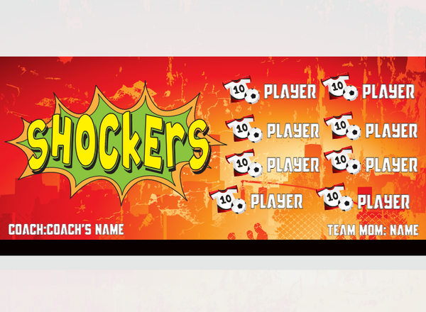 Shockers 2 - Soccer - Pole Pocket Banner