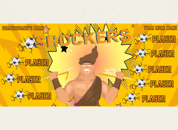 Shockers - Soccer - Pole Pocket Banner