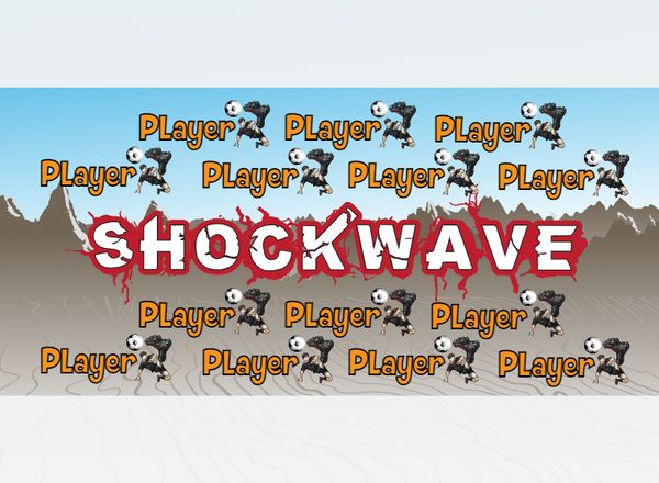 Shockwaves 2 - Soccer - Pole Pocket Banner