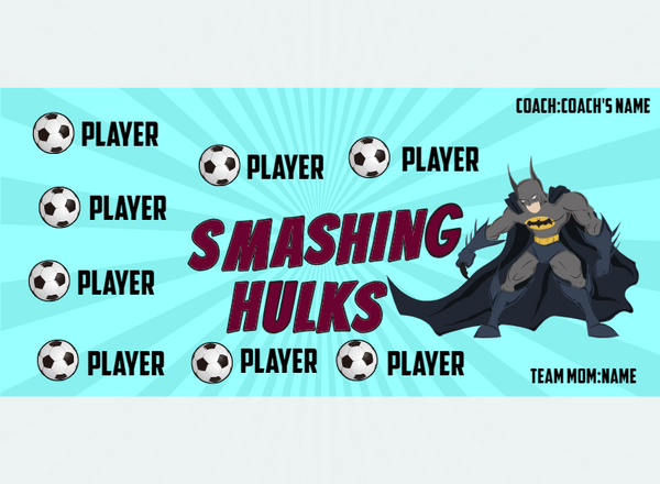 Smashing Hulks - Soccer - Pole Pocket Banner