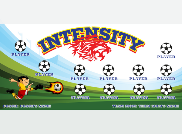 Intensity - Soccer - Pole Pocket Banner