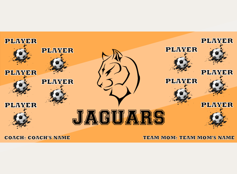 Jaguars - Soccer - Pole Pocket Banner