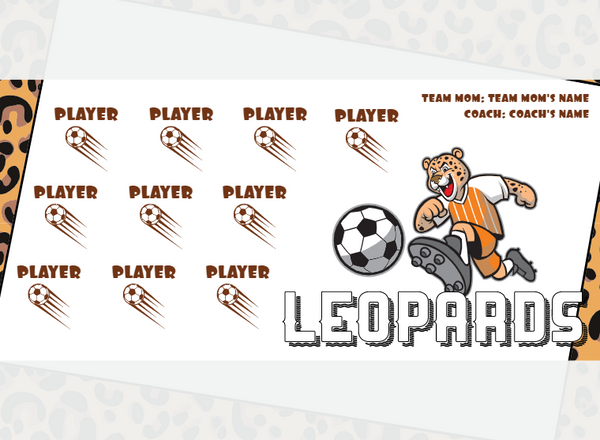 Leopards - Soccer - Pole Pocket Banner