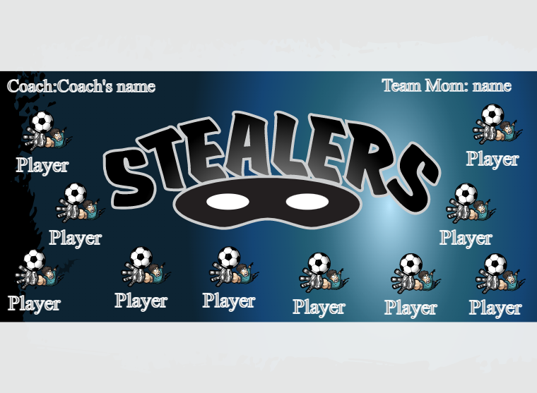 Steallers - Soccer - Pole Pocket Banner