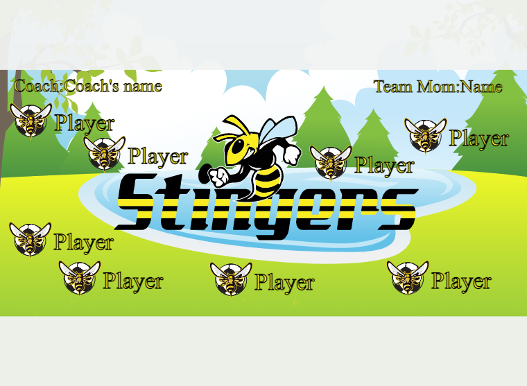 Stingers - Soccer - Pole Pocket Banner