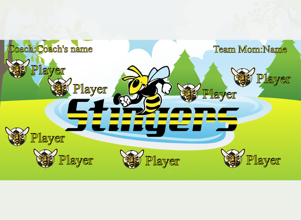Stingers - Soccer - Pole Pocket Banner