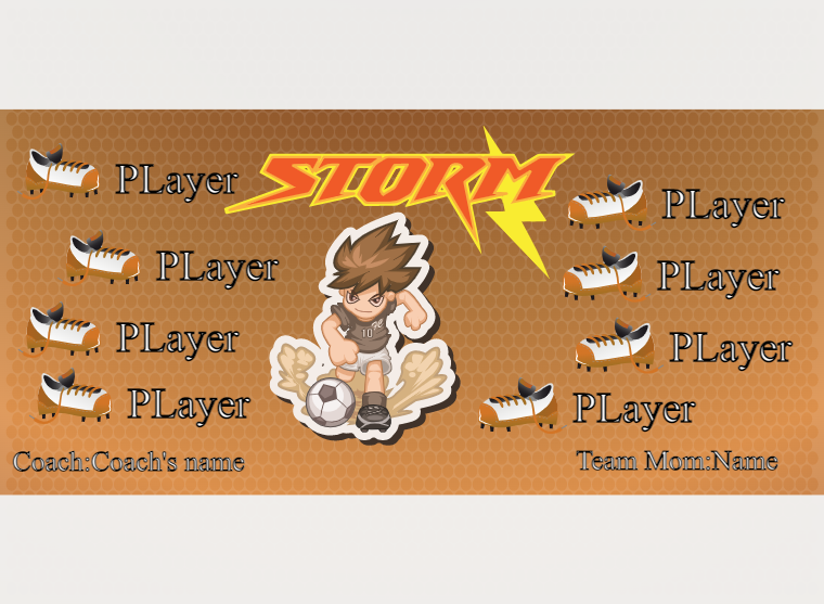 Storm - Soccer - Pole Pocket Banner