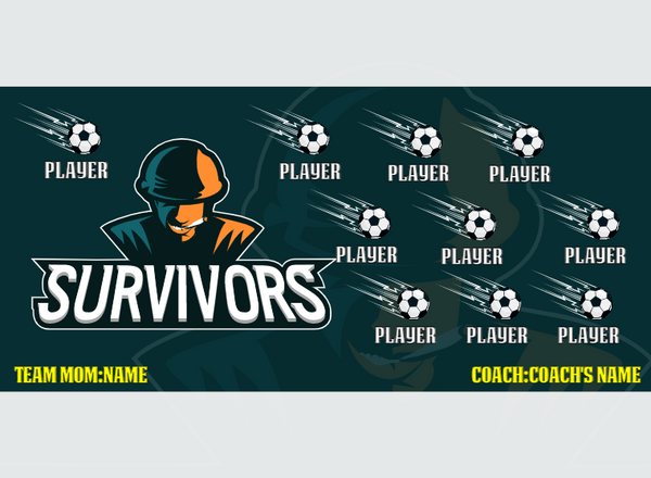 Survivors - Soccer - Pole Pocket Banner