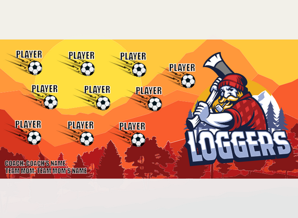 Loggers - Soccer - Pole Pocket Banner