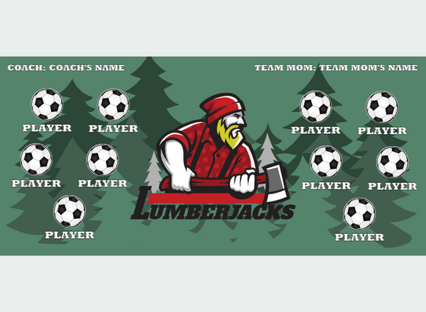 Lumberjacks - Soccer - Pole Pocket Banner