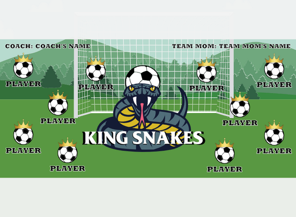 King Snakes - Soccer - Pole Pocket Banner