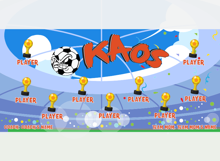 Kaos - Soccer - Pole Pocket Banner