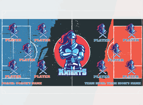 Knights 1 - Soccer - Pole Pocket Banner