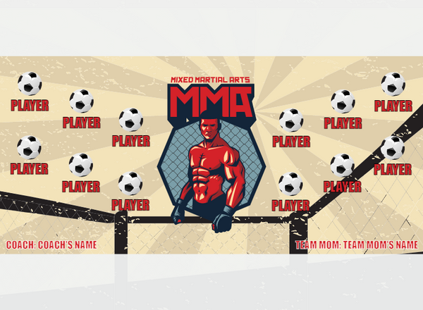 MMA - Soccer - Pole Pocket Banner
