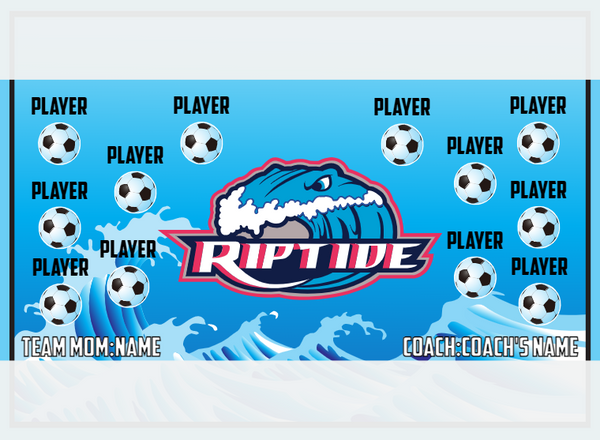 Riptide 2 - Soccer - Pole Pocket Banner