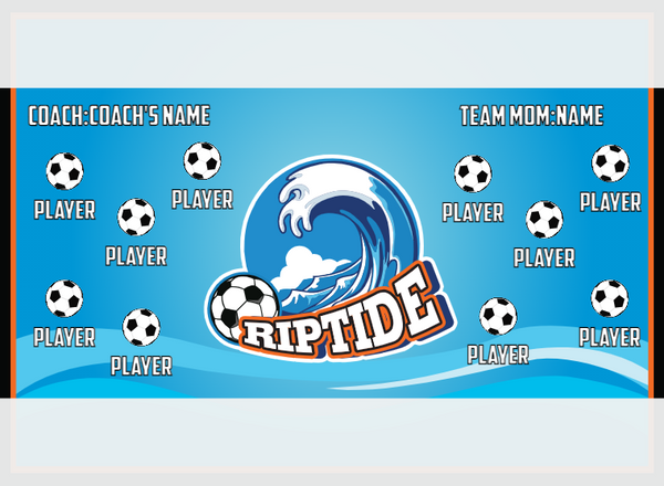 Riptide - Soccer - Pole Pocket Banner