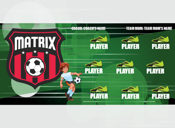 Matrix - Soccer - Pole Pocket Banner