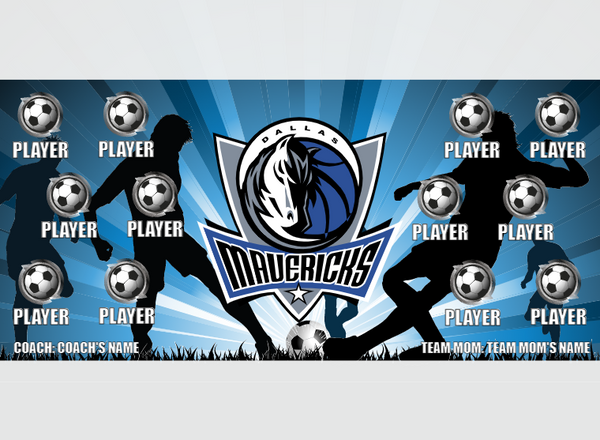 Mavericks - Soccer - Pole Pocket Banner