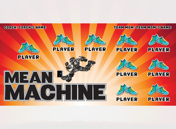 Meanmachine - Soccer - Pole Pocket Banner