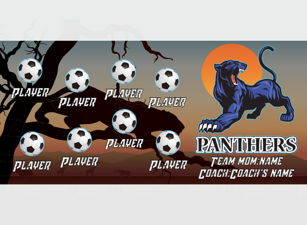 Panther - Soccer - Pole Pocket Banner