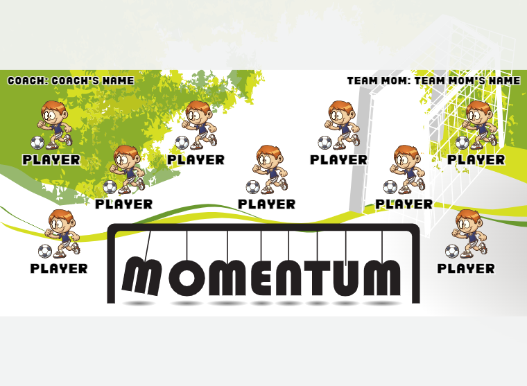 Momentum - Soccer - Pole Pocket Banner