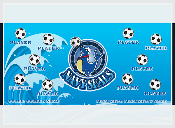 Navy Seals 2 - Soccer - Pole Pocket Banner