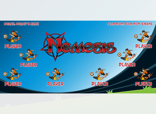 Nemesis - Soccer - Pole Pocket Banner