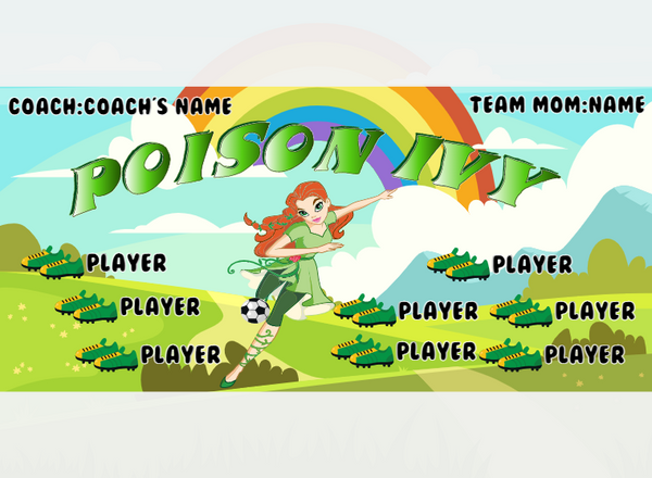 Poison IVY - Soccer - Pole Pocket Banner
