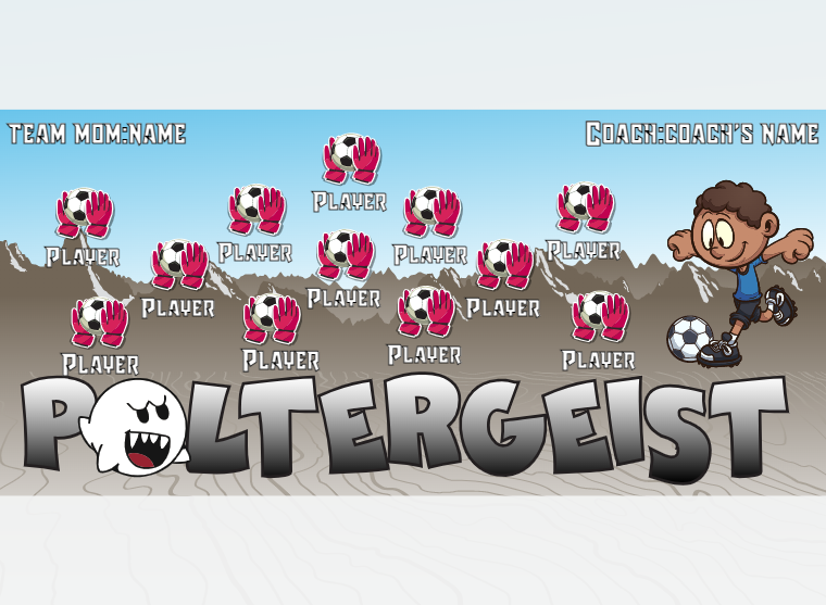 Poltergeist - Soccer - Pole Pocket Banner